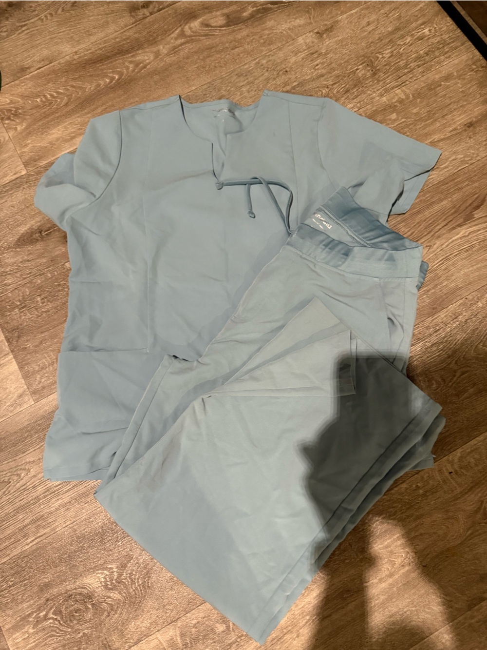 Mandala Womens scrub set XL light grey